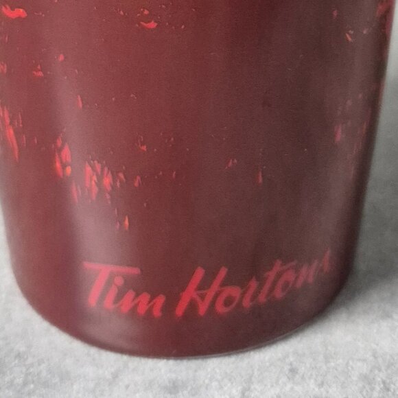 2017 Tim Hortons Red Deer Scene Ceramic Travel Coffee Tea Mug Cup - Picture 6 of 11